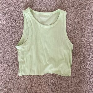 LA hearts Lime green crop top